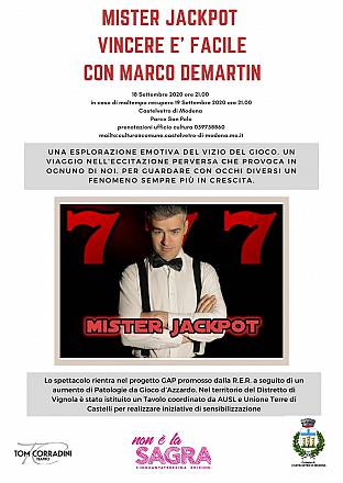 Mister jackpot di tom corradini teatro